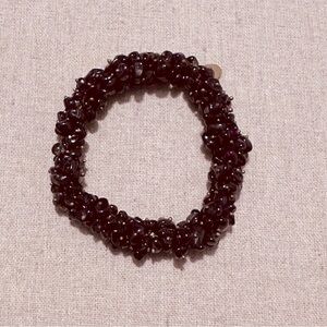 Vintage | Bracelet | Carolee Garnet Stretch Bracelet